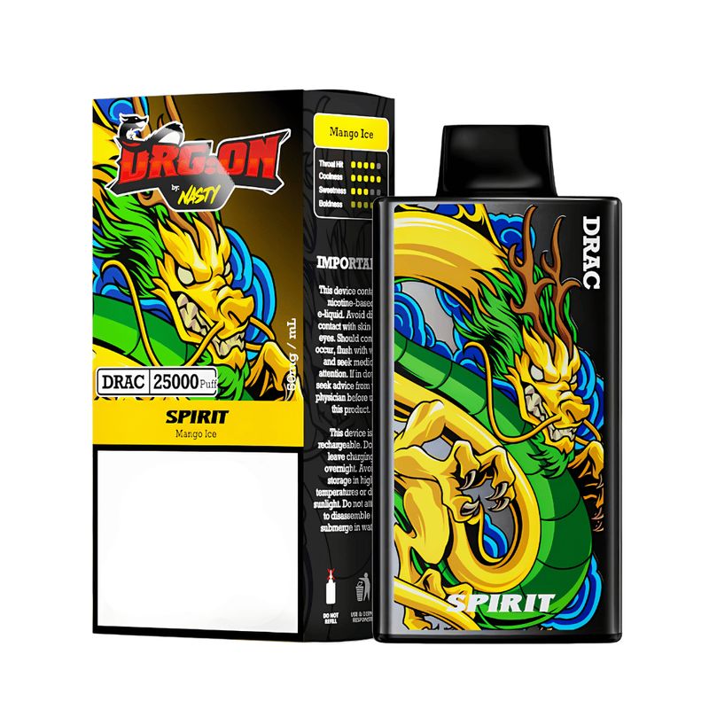 VAPE - VAPE Nasty Bar DRG:ON 25000 – MANGO ICE - (Mango Fresco)