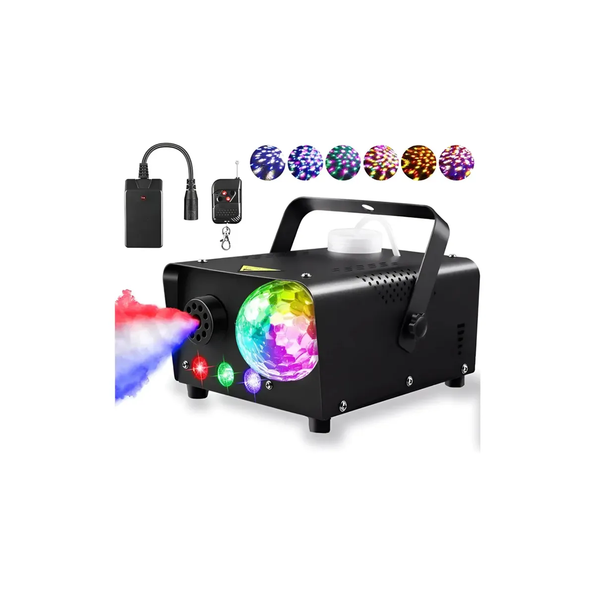 GENERICO - Maquina De Humo Astro Luces Led Rgb Para Dj Escenario Fiesta