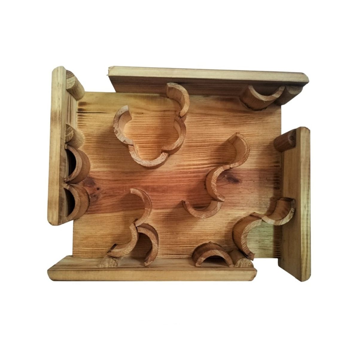 GENERICO - Juguete de laberinto de madera natural para hamster ruso