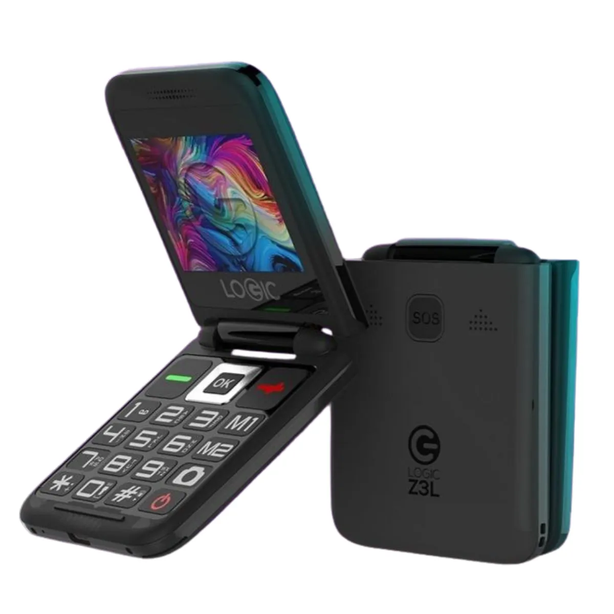 LOGIC - Celular Plegable 180° Logic ZL3 4G