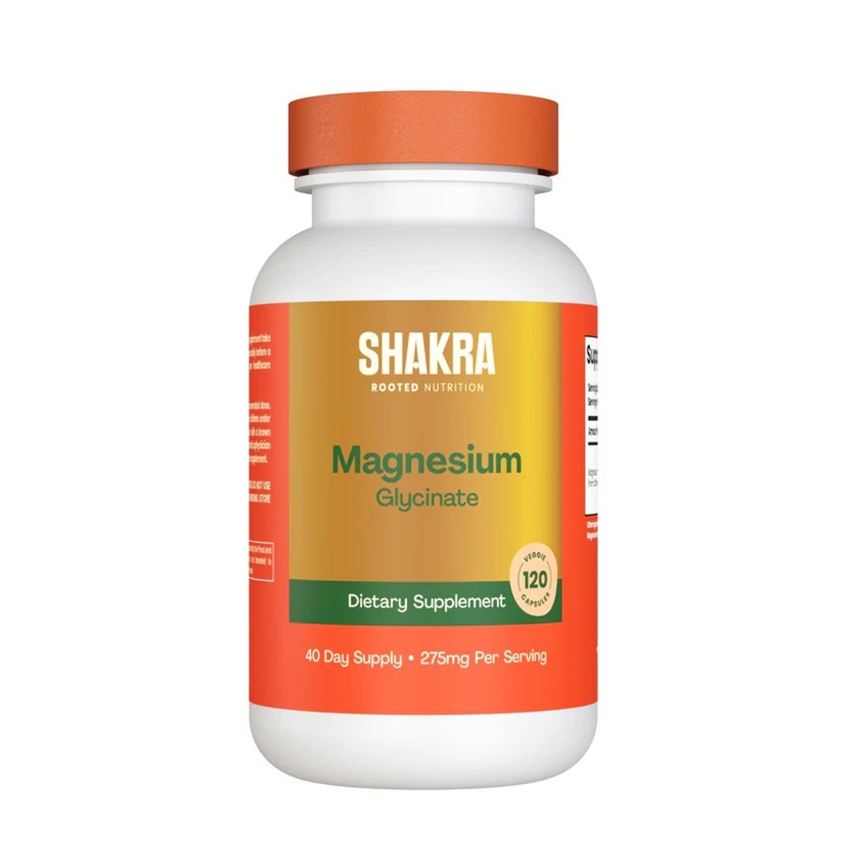 SHAKRA - Shakra Magnesio Glicinato Magnesium Glyicinate 120 Capsulas