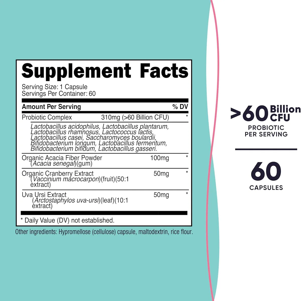 NUTRICOST - Probiótico Para Mujer Nutricost En Cápsulas