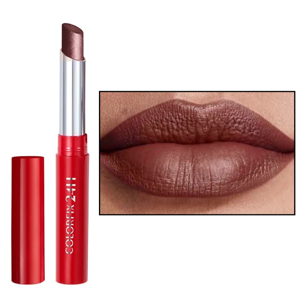 ESIKA - Labial colorfix 24h mate ésika malva metallic marrón malva