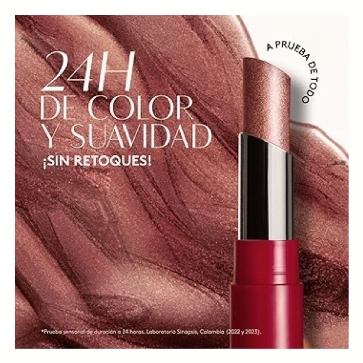 ESIKA - Labial colorfix 24h mate ésika malva metallic marrón malva