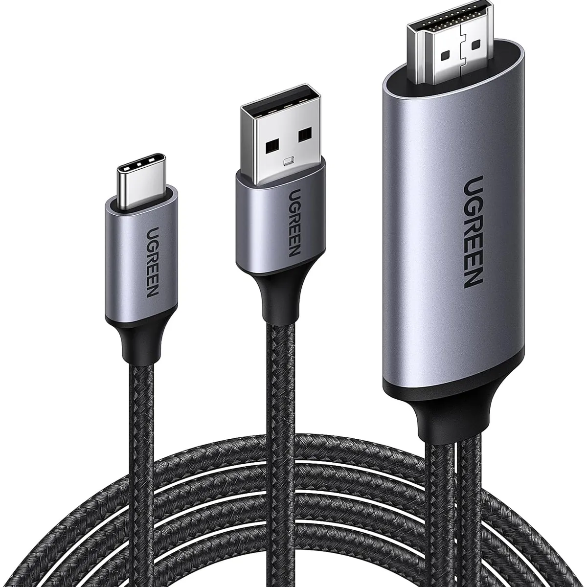 UGREEN - Cable Adaptador Ugreen HDMI Activo 4K 60Hz a USB-C Dolby DTS CM773 - 35984A