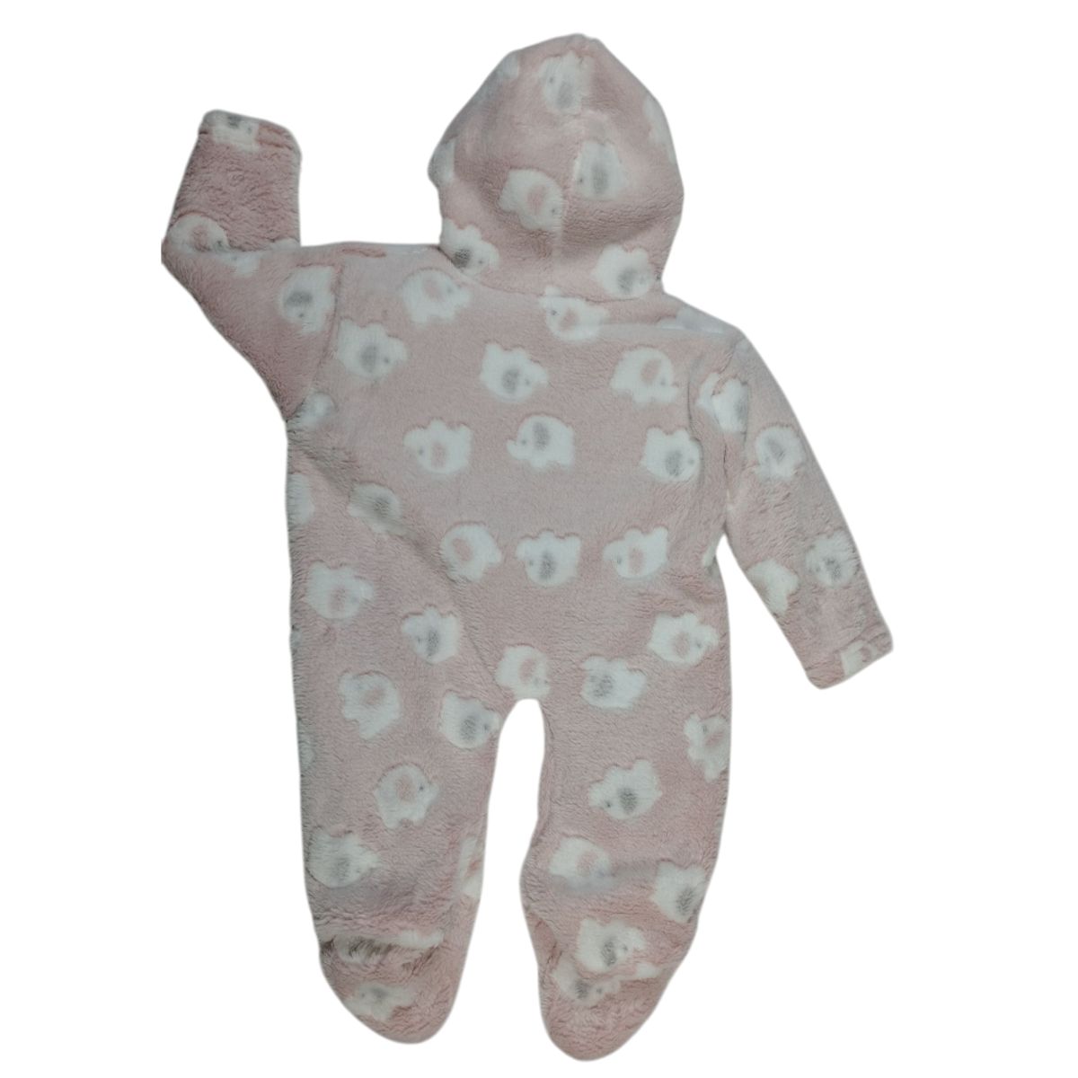 GENERICO - Enterizo con capucha de felpa Elefante