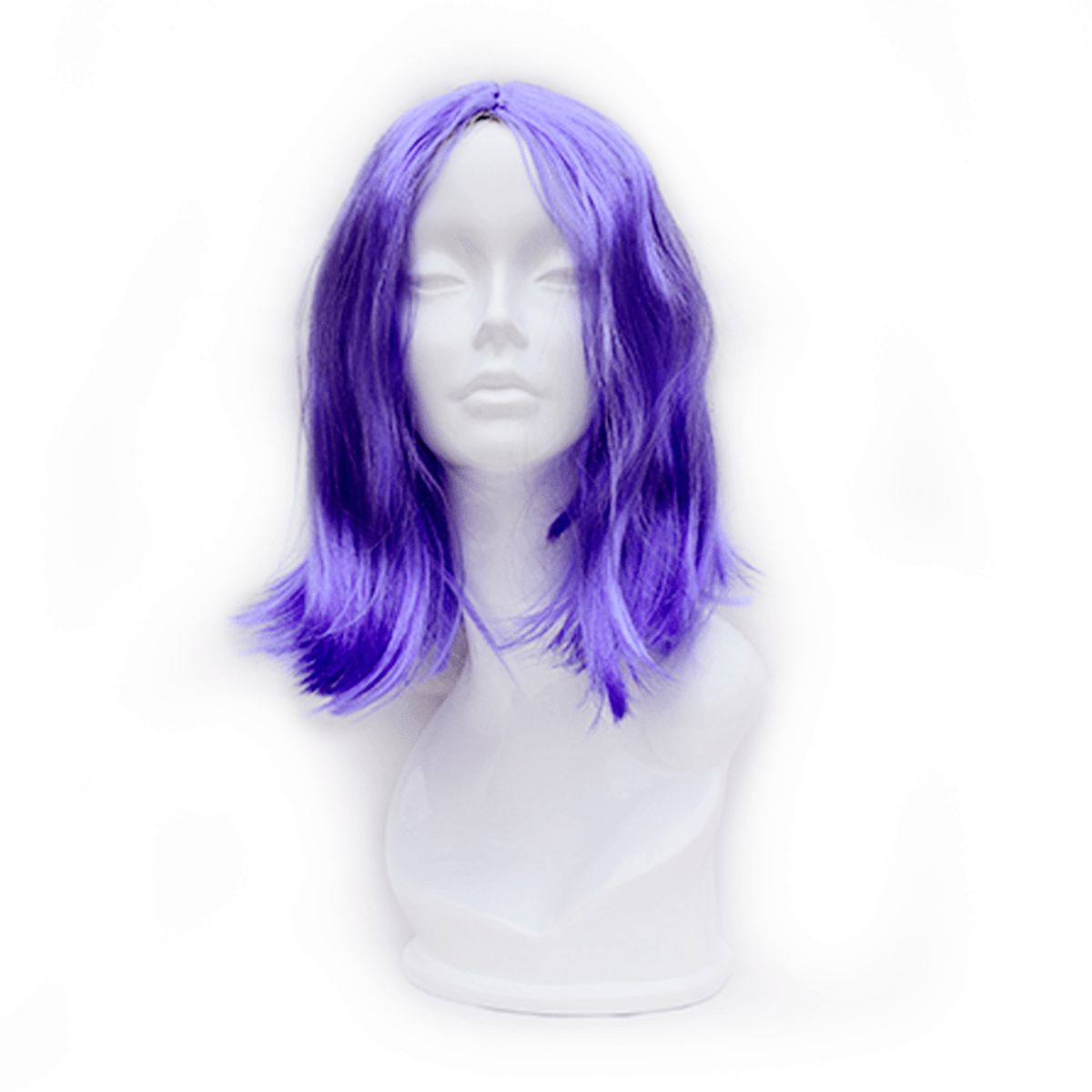 GENERICO - Peluca ARTIFICIAL Semi Larga Lacia Lila 10599