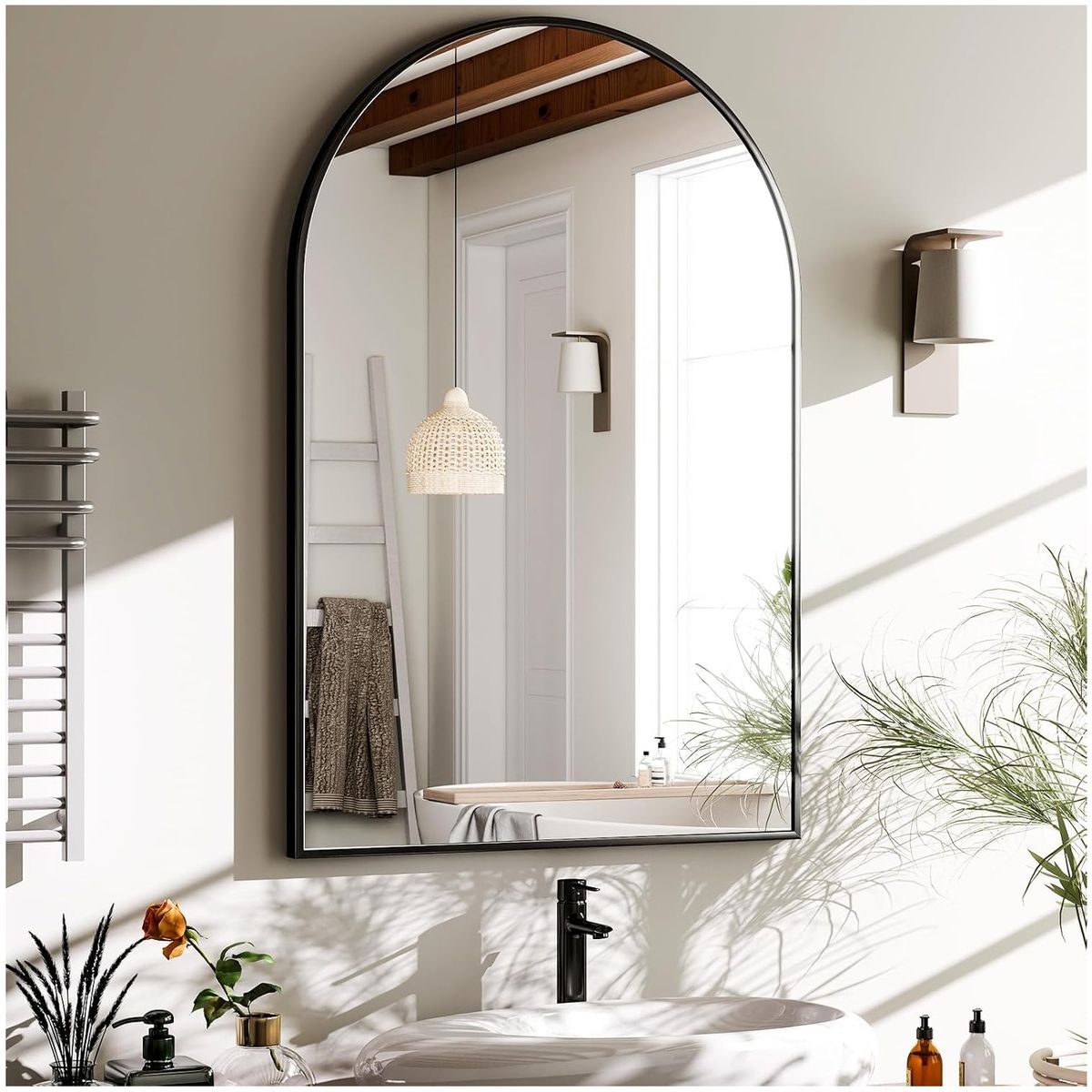 GENERICO - Espejo decorativo arco 90x60 cm