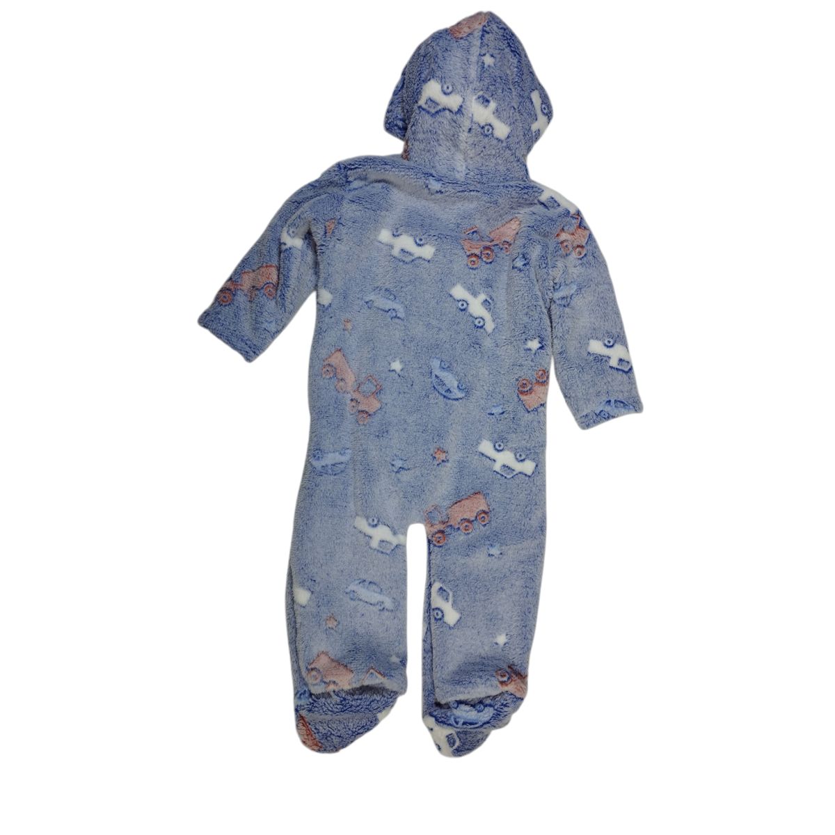 GENERICO - Enterizo con capucha de felpa Tren