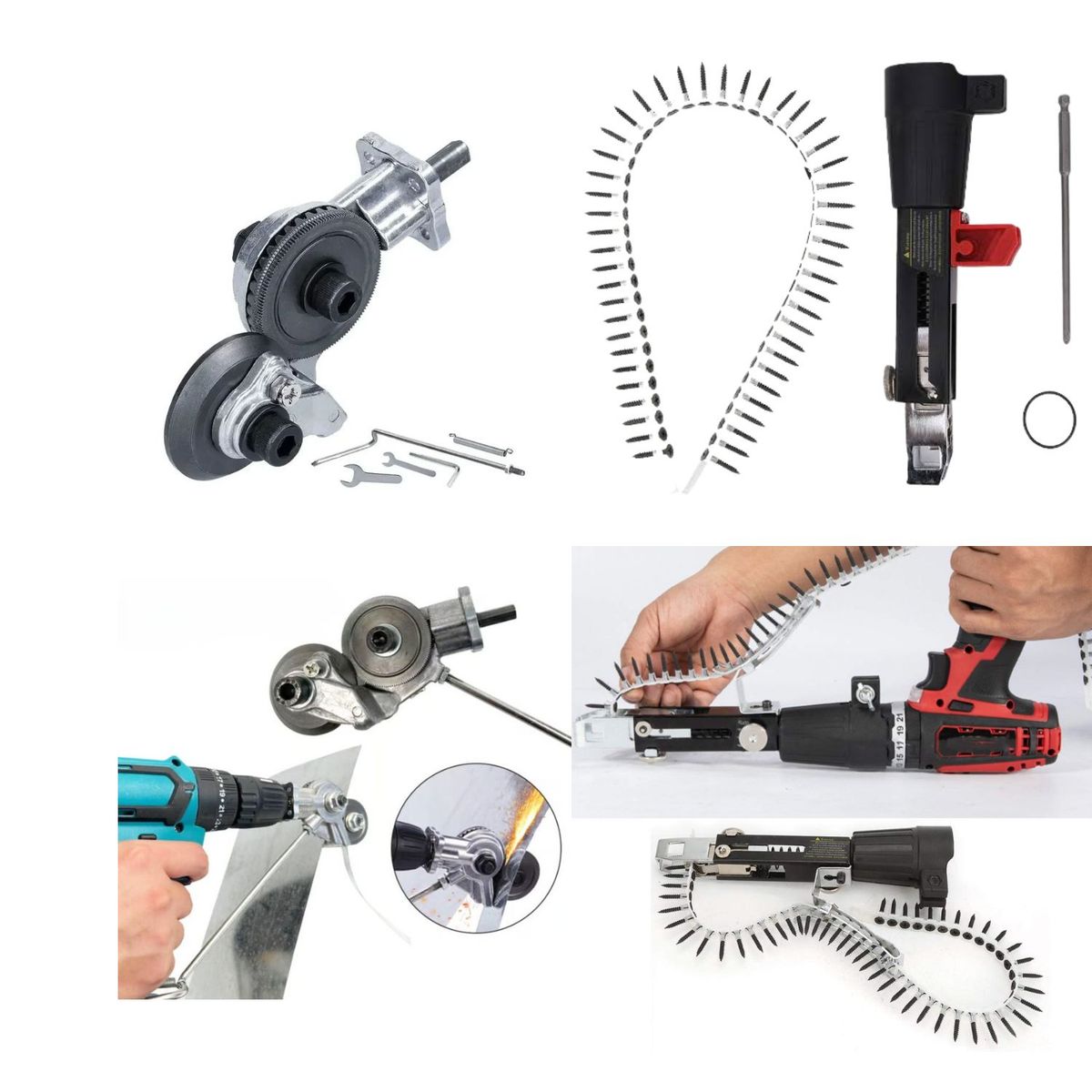 GENERICO - Adaptador De Pistola Para Clavos + Cortador De Calamina