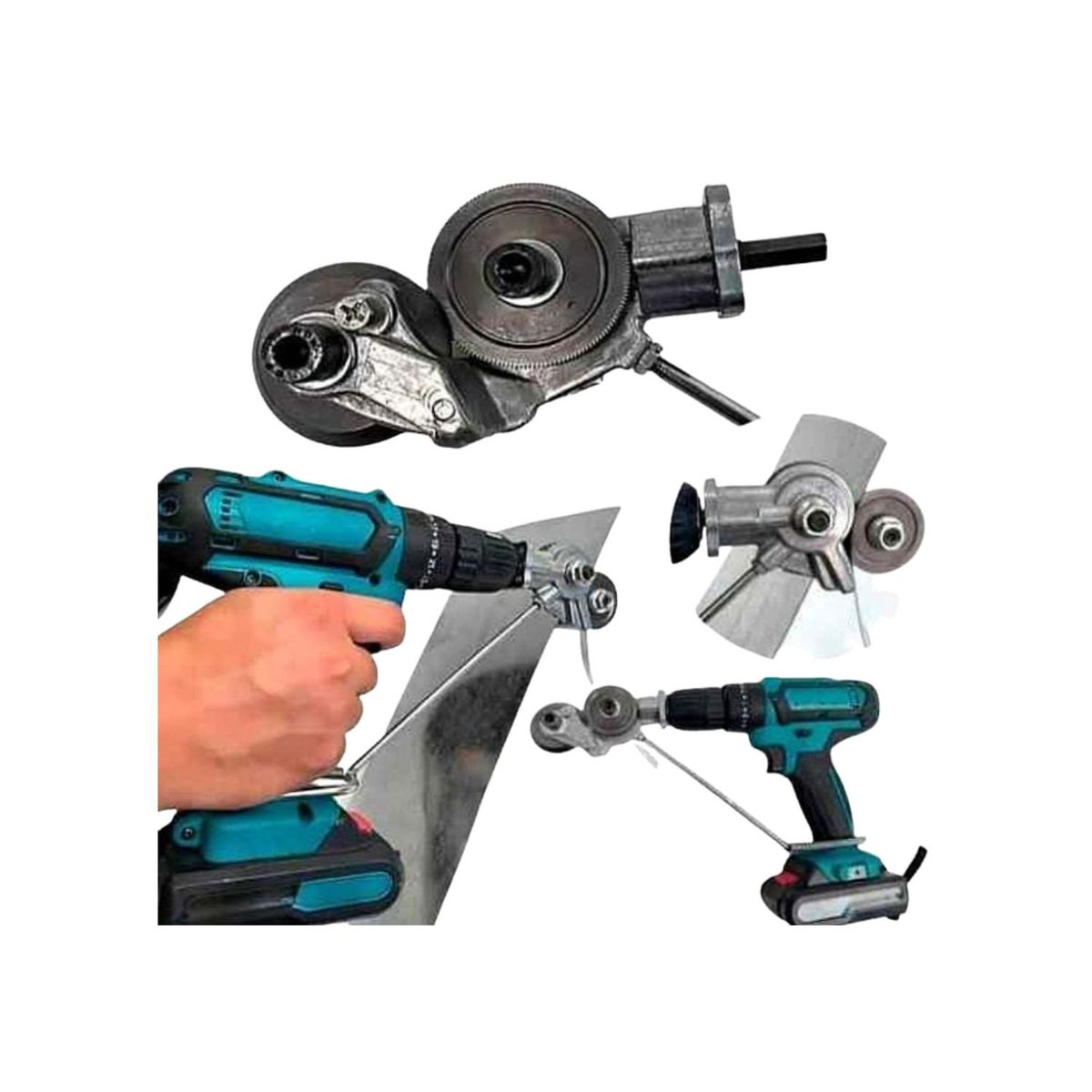 GENERICO - Adaptador De Pistola Para Clavos + Cortador De Calamina