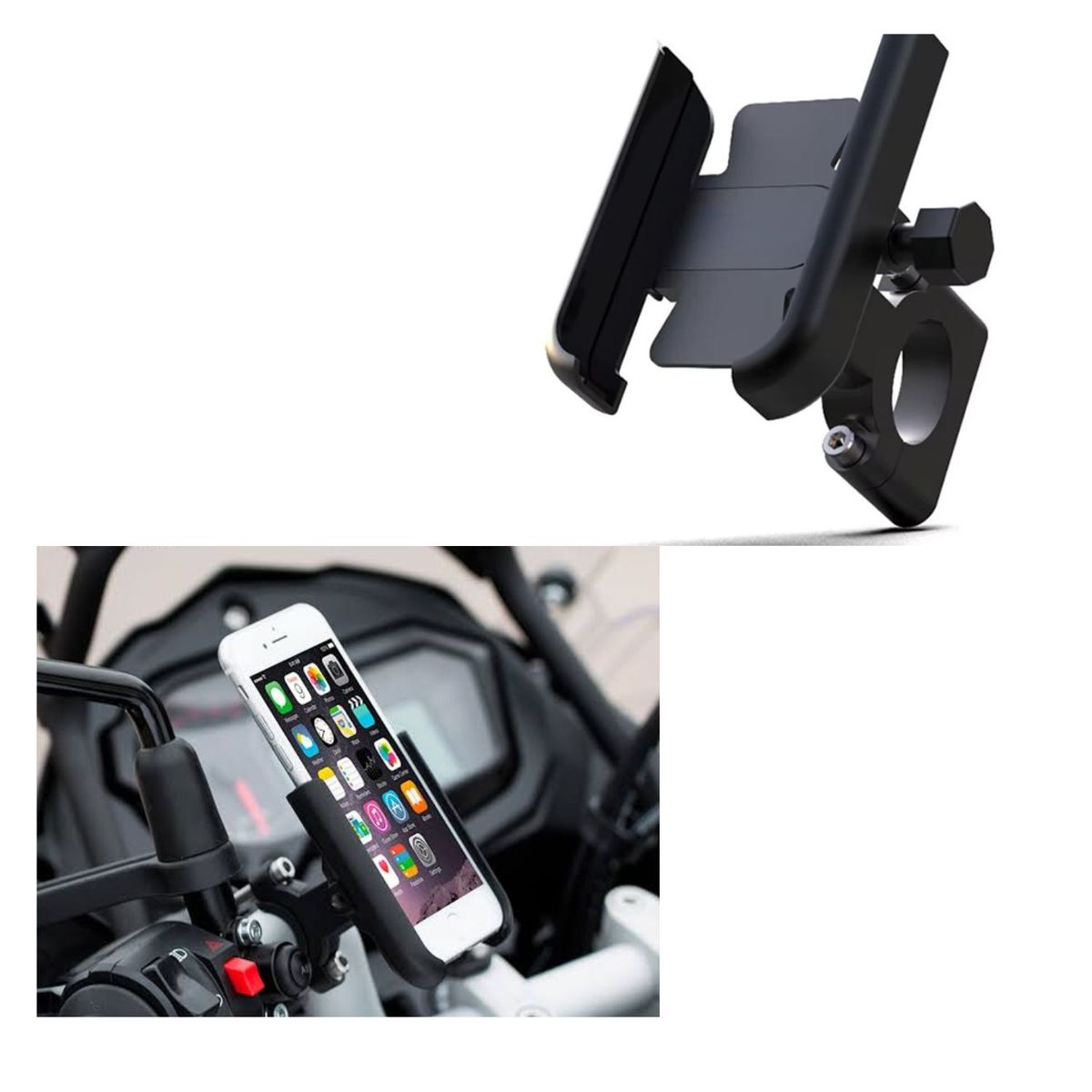 GENERICO - PACK Candado De Disco Para Moto + Holder Para Moto