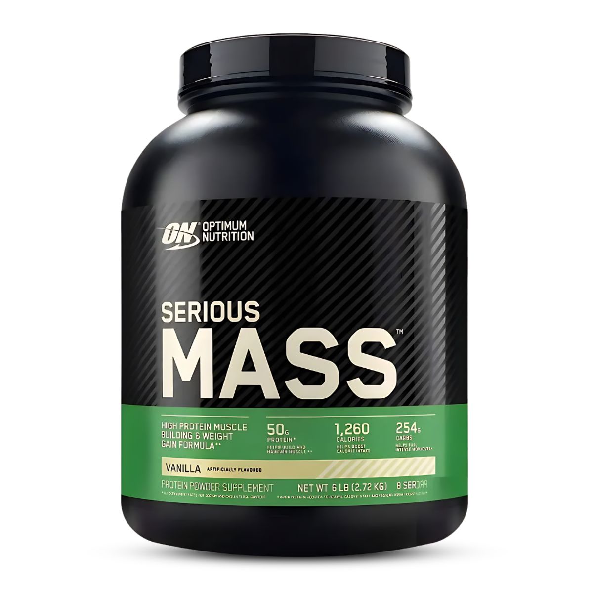 OPTIMUN NUTRITION - Serious Mass 6 LB Ganador de masa - Vainilla