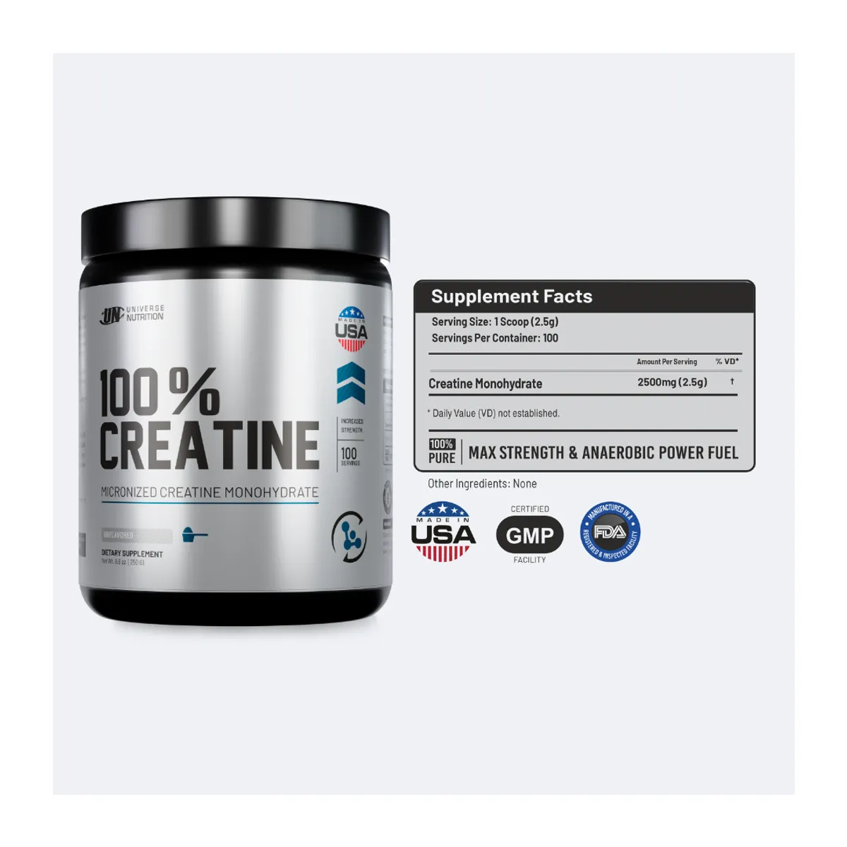 UNIVERSE NUTRITION - Creatina Universe nutrition 250 g