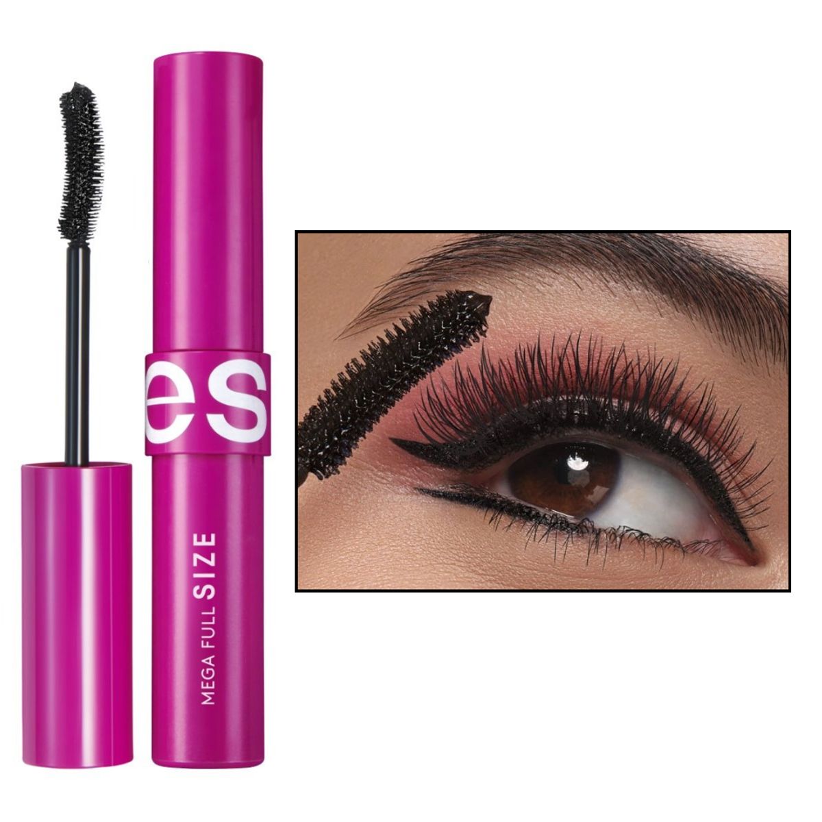 ESIKA - Rímel Máscara pestañas Mega full Size ésika apa negro