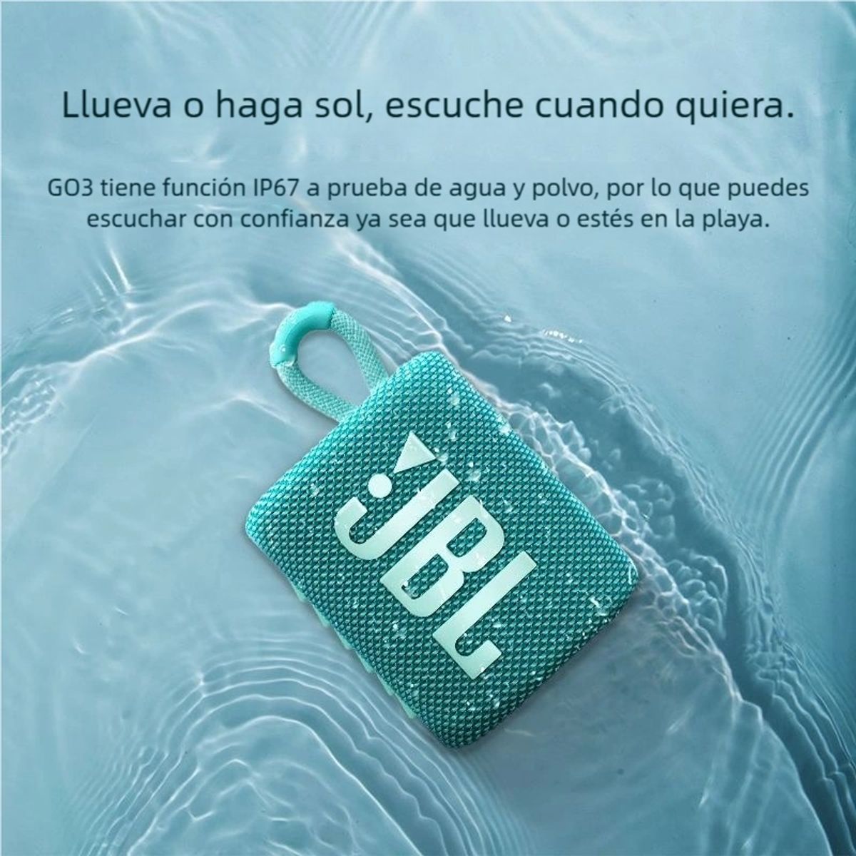 JBL - JBL GO 3 altavoz Bluetooth Azul