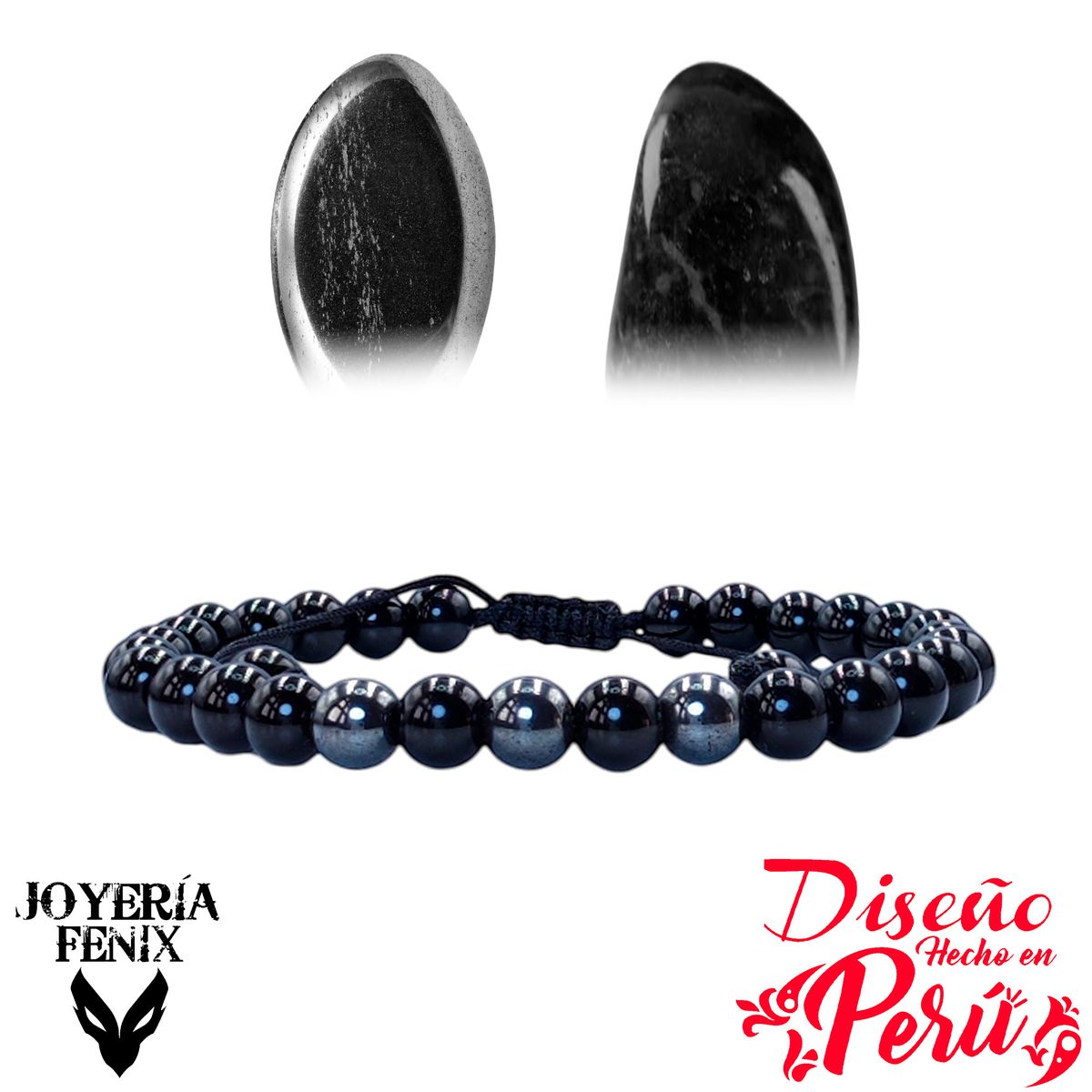 JOYERIA FENIX - Pulsera Turmalina Protectora - Joyería Fénix