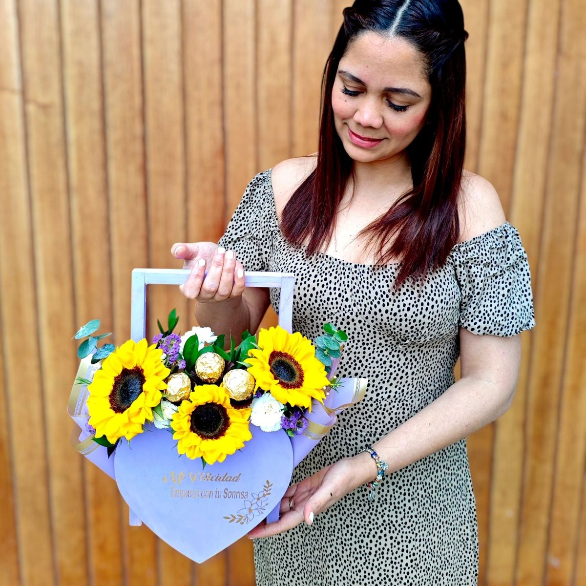 GENERICO - Canasta de Girasoles