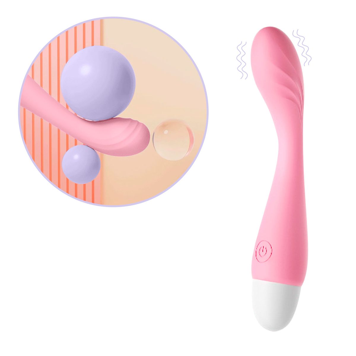 BUYPAL - Vibrador Mini Silicona Little Honey Key 10 Velocidades