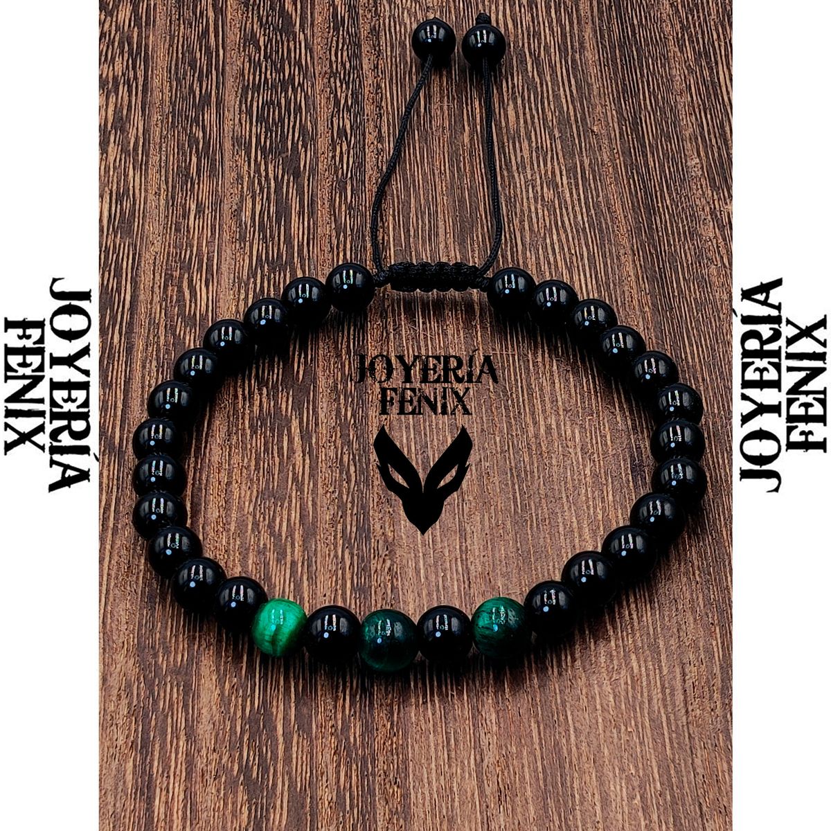 JOYERIA FENIX - Pulsera Turmalina Protectora - Joyería Fénix