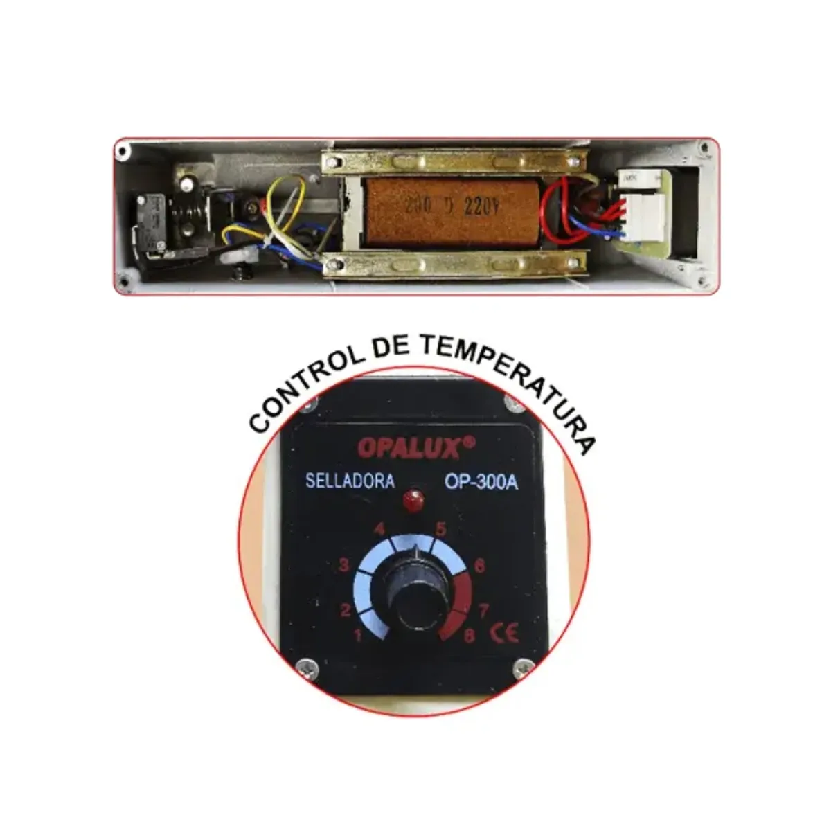 OPALUX - Selladora Industrial De Bolsas 30 Cm Manual - Opalux