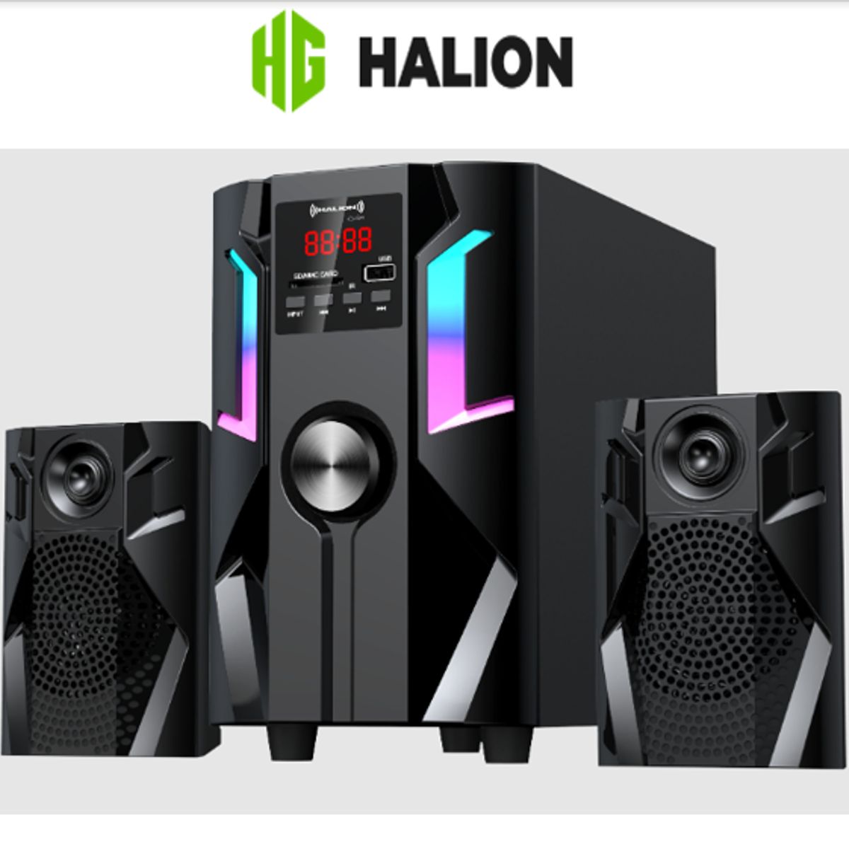 HALION - PARLANTE 2.1 CYCLON HA-K41 Power 80W HALION