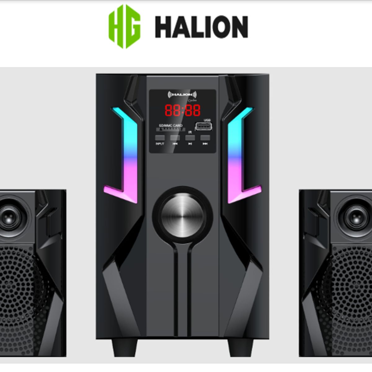 HALION - PARLANTE 2.1 CYCLON HA-K41 Power 80W HALION
