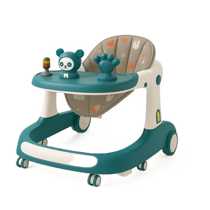 GENERICO - Andador  Caminador Multifuncional con Mesa de Juegos Verde