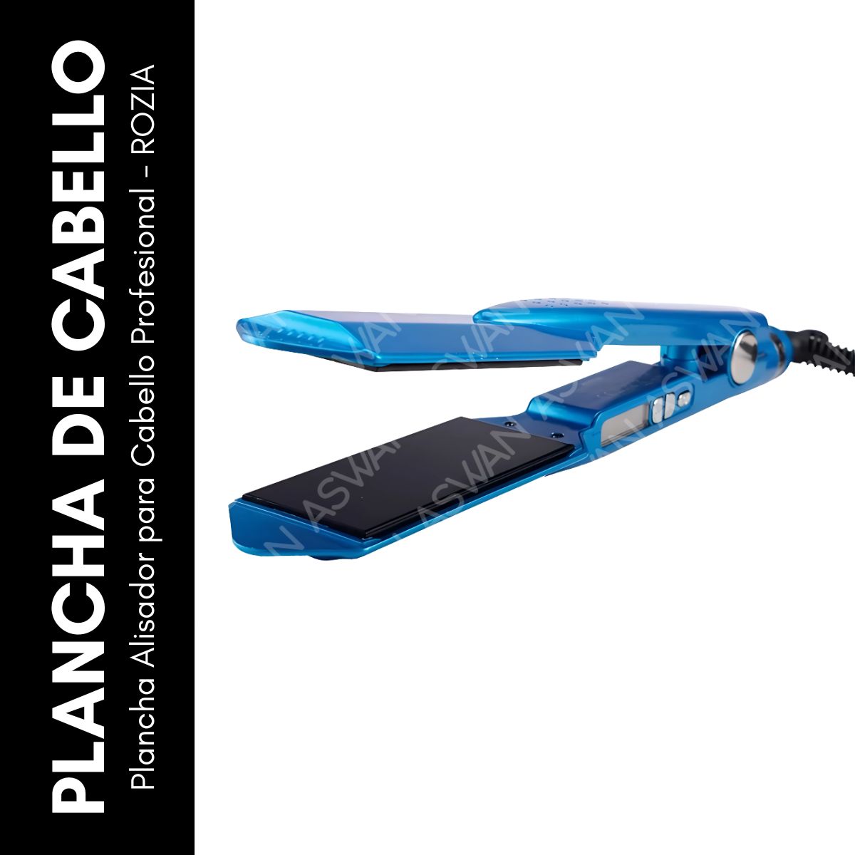 GENERICO - Plancha Alisador para Cabello Profesional - ROZIA