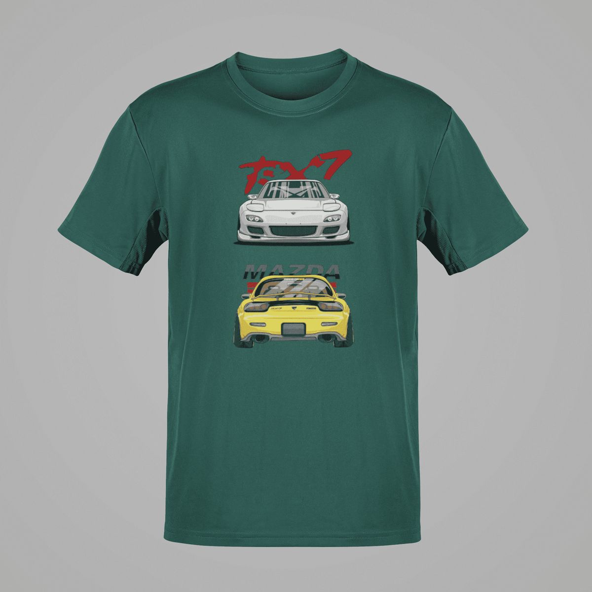 GENERICO - Polo RX7 Camiseta de Autos de Carreras JDM Algodon