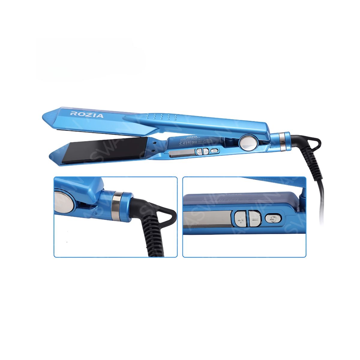 GENERICO - Plancha Alisador para Cabello Profesional - ROZIA