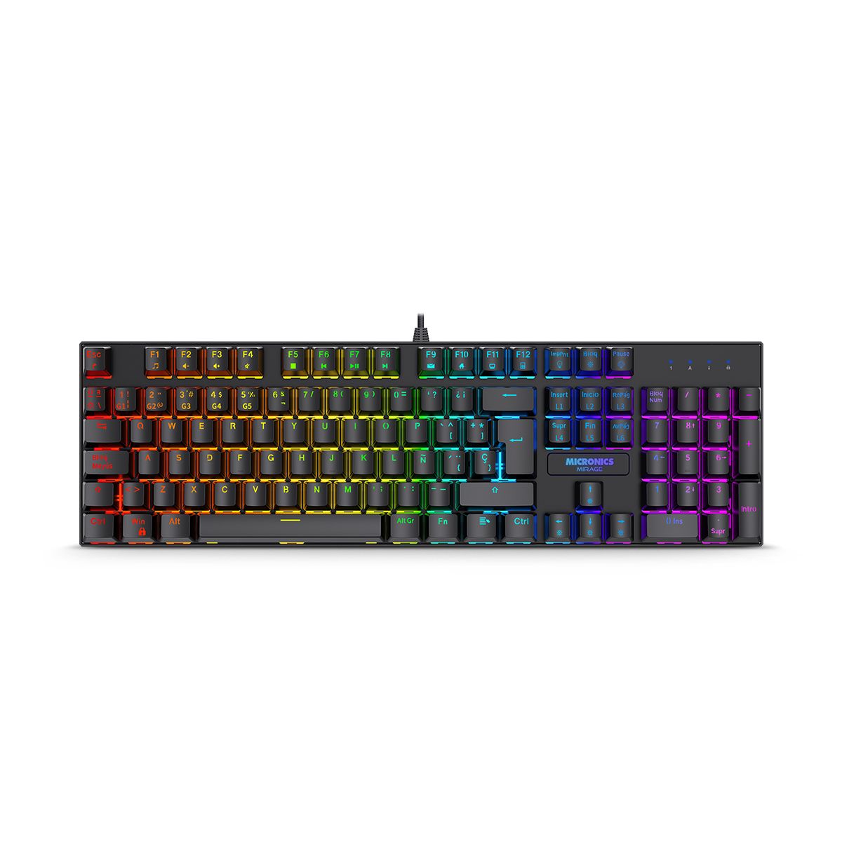 MICRONICS - Kit Gamer 3en1 Teclado+Mouse+Auricular Micronics Mirage MIC GTX2003 3K