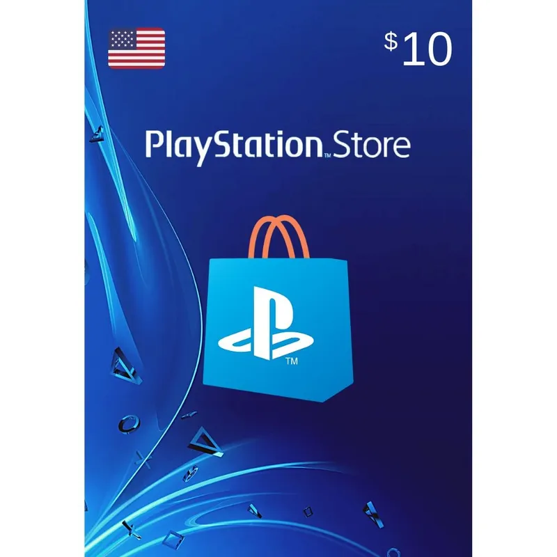 PLAYSTATION - PSN Gift Card 10 USA Tarjeta PlayStation Network 10 PS5 PS4 Digital