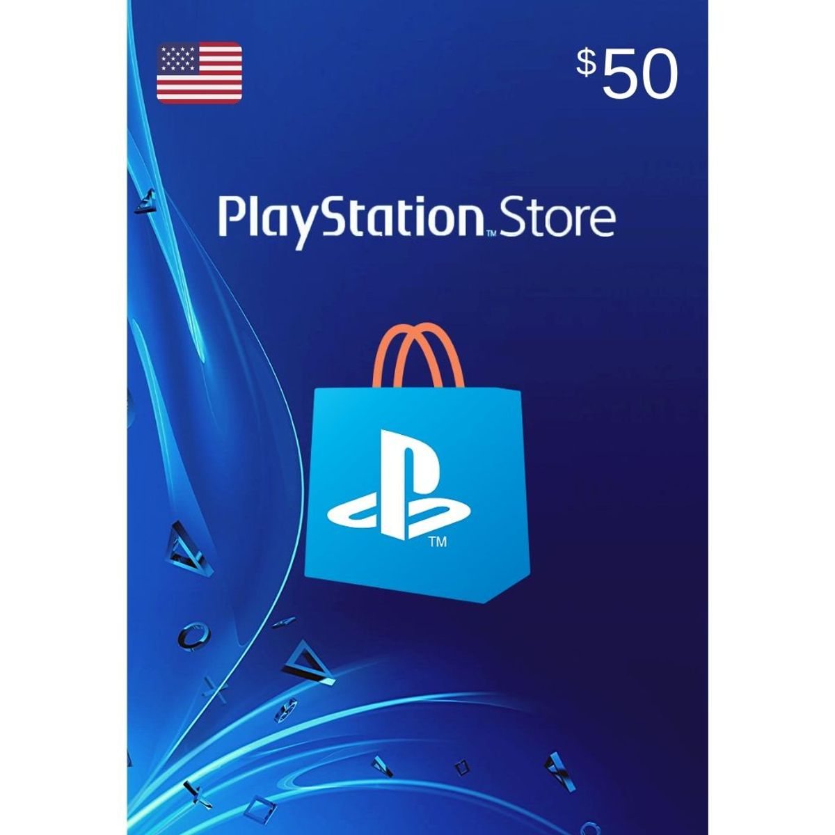 PLAYSTATION - PSN Gift Card 50 USA Tarjeta PlayStation Network 50 PS5 PS4 Digital