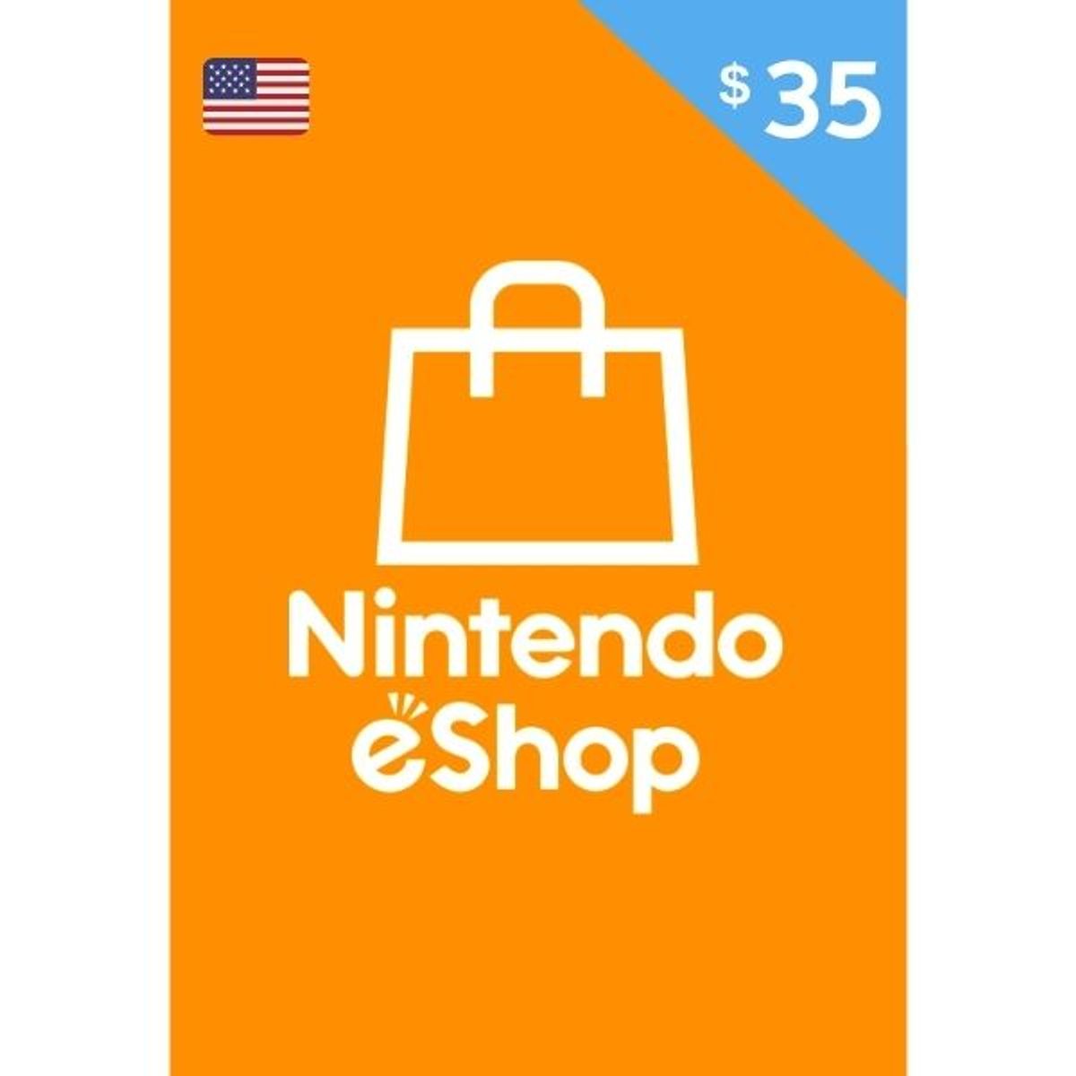 NINTENDO - Nintendo eShop Gift Card 35 USA Tarjeta Nintendo 35 Switch Digital