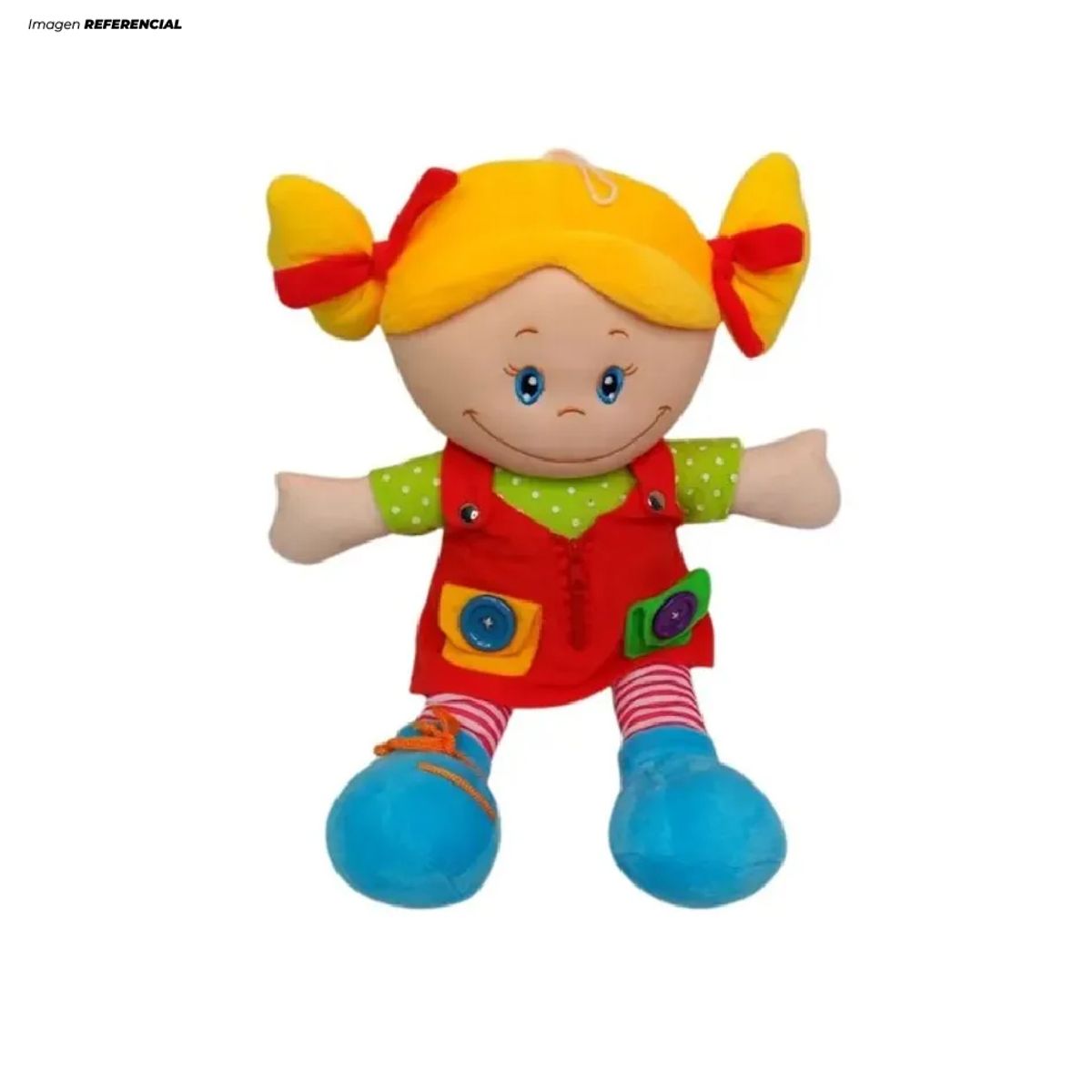 GENERICO - Muñeca Divertida de Trapo Educativo Didáctica