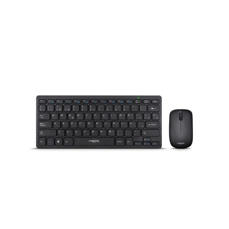 CYBERTEL - Kit Inalámbrico 78 Teclas Teclado+Mouse Cybertel Hacker WT803