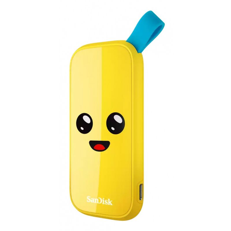 SANDISK - Disco SSD Externo SanDisk Fortnite Banano 2 TB USB-C Amarillo