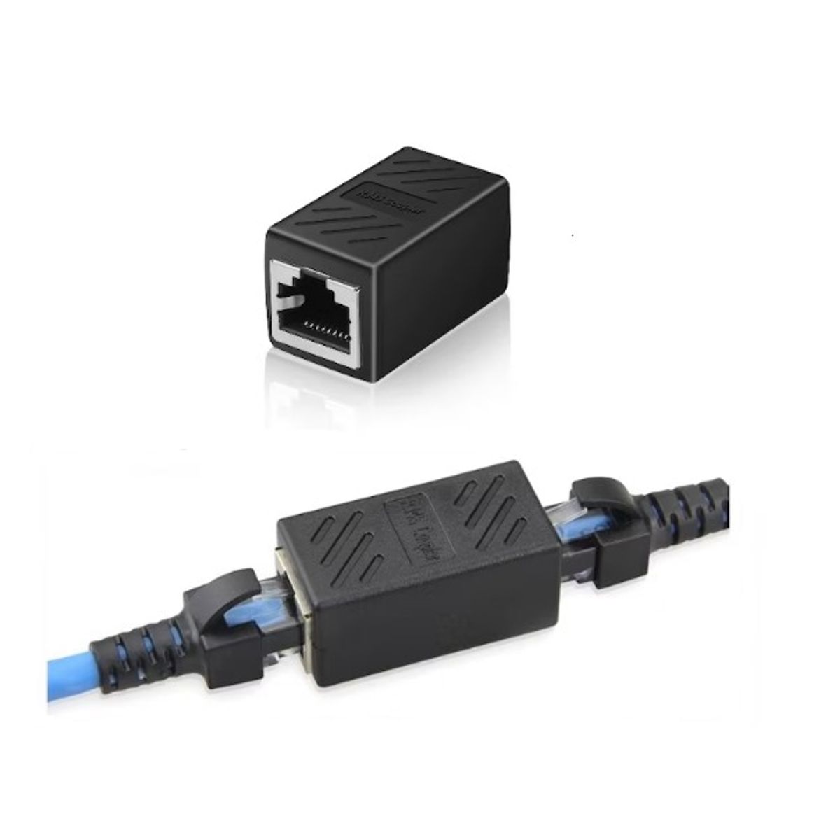 GENERICO - Empalme De Red Cables Utp Lan Rj45 Unión Cat5 Cat6 Internet