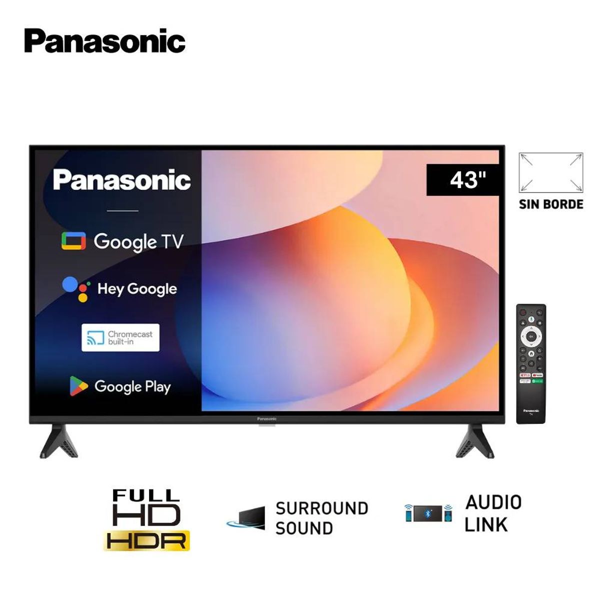 PANASONIC - Televisor Panasonic Smart TV 43 LED Full HD TC-43NS600P