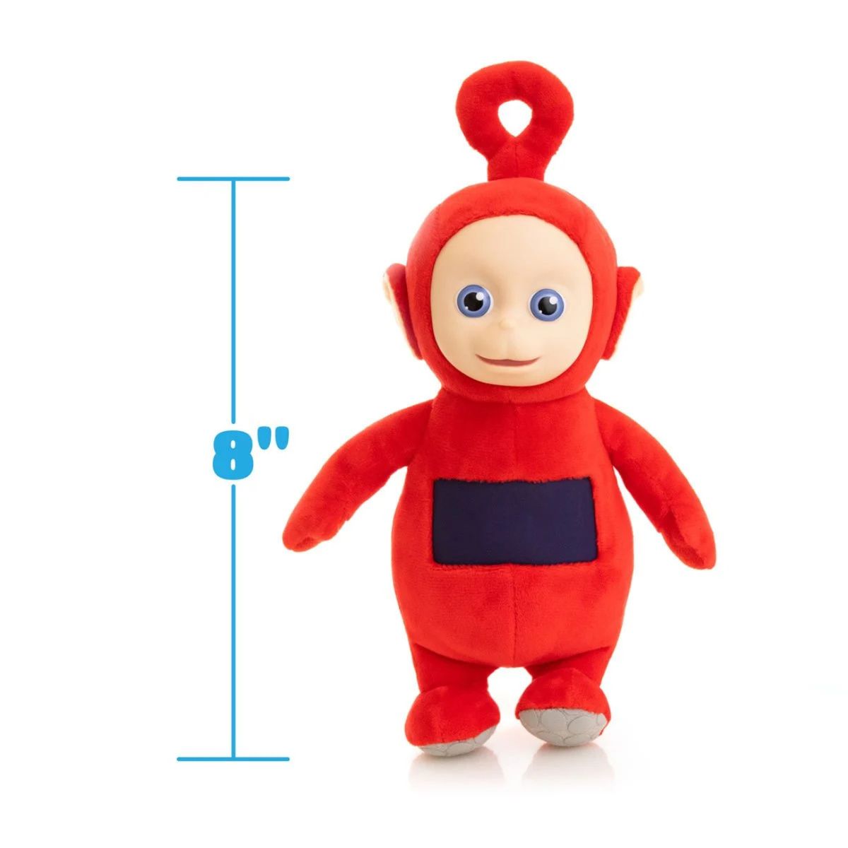 KAWAI - Peluche Po Teletubbies - rojo licenciado táctil suave 21cm