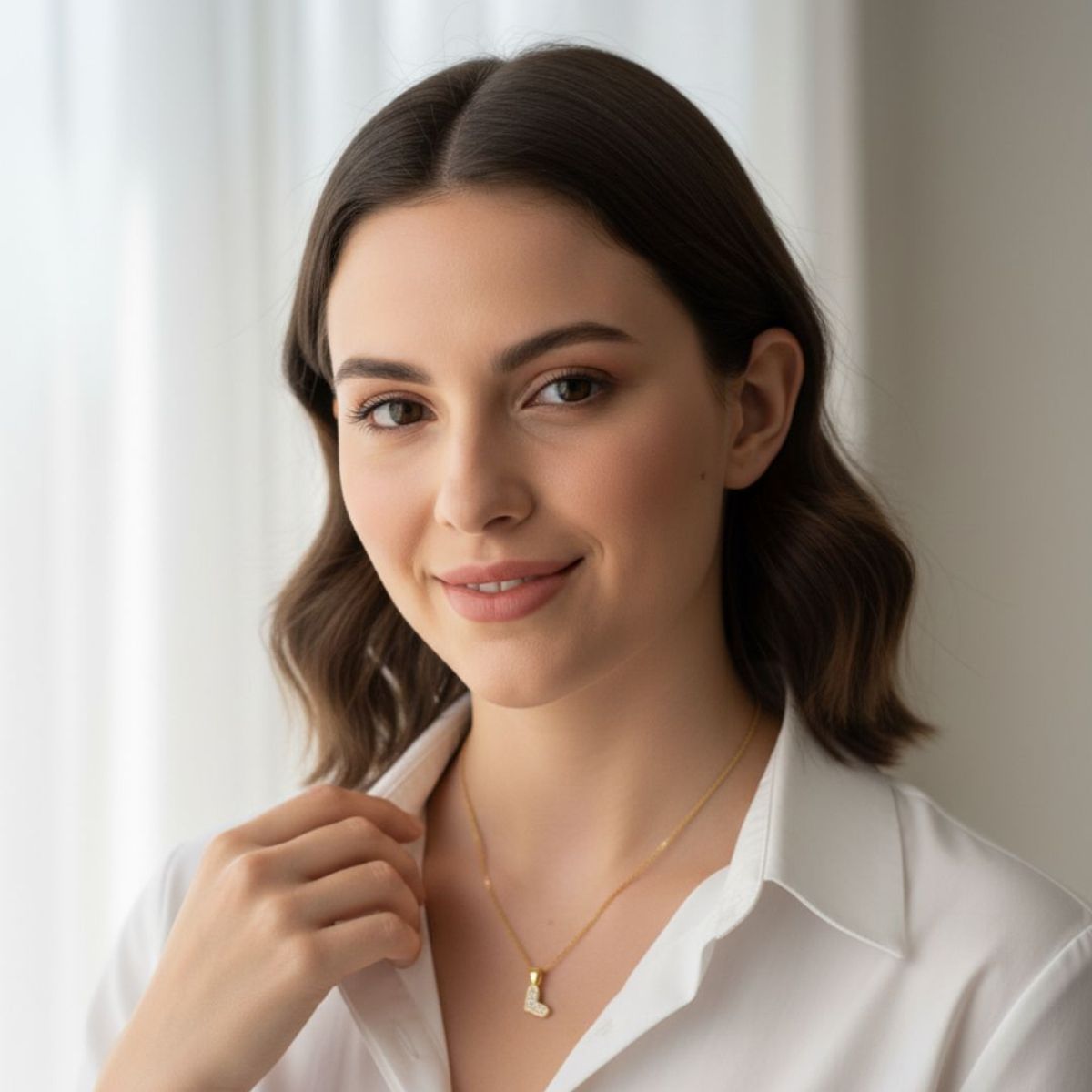 GENERICO - Corazón Lady en Plata Bañada en Oro 18kl