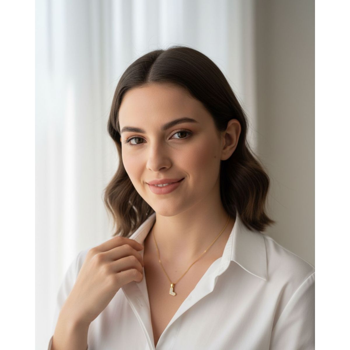 GENERICO - Corazón Lady en Plata Bañada en Oro 18kl