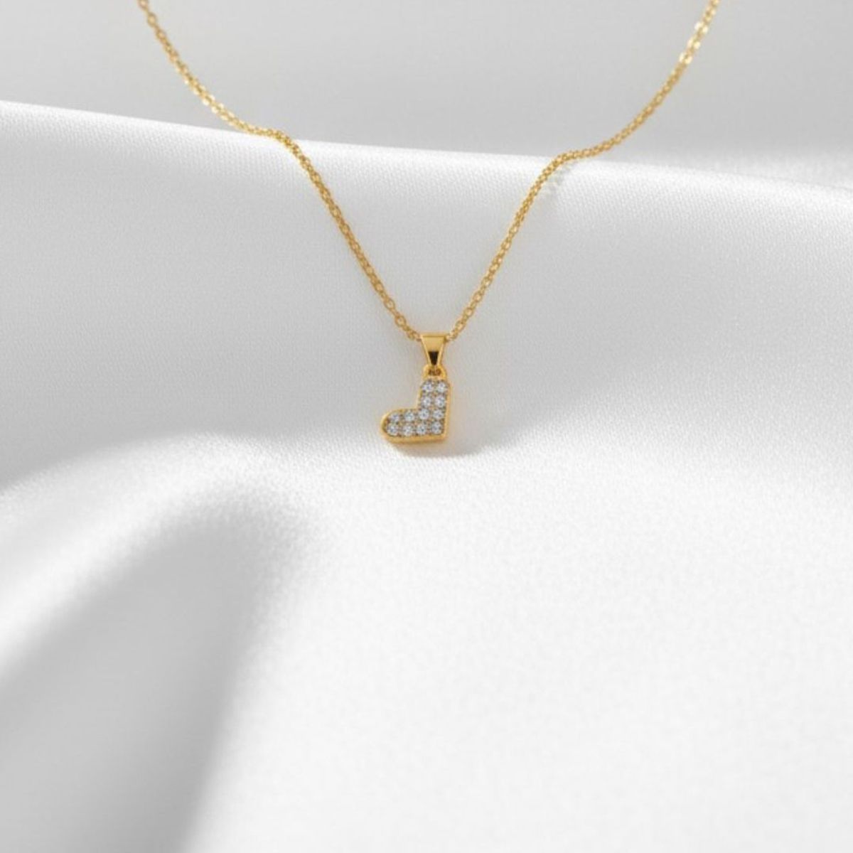 GENERICO - Corazón Lady en Plata Bañada en Oro 18kl