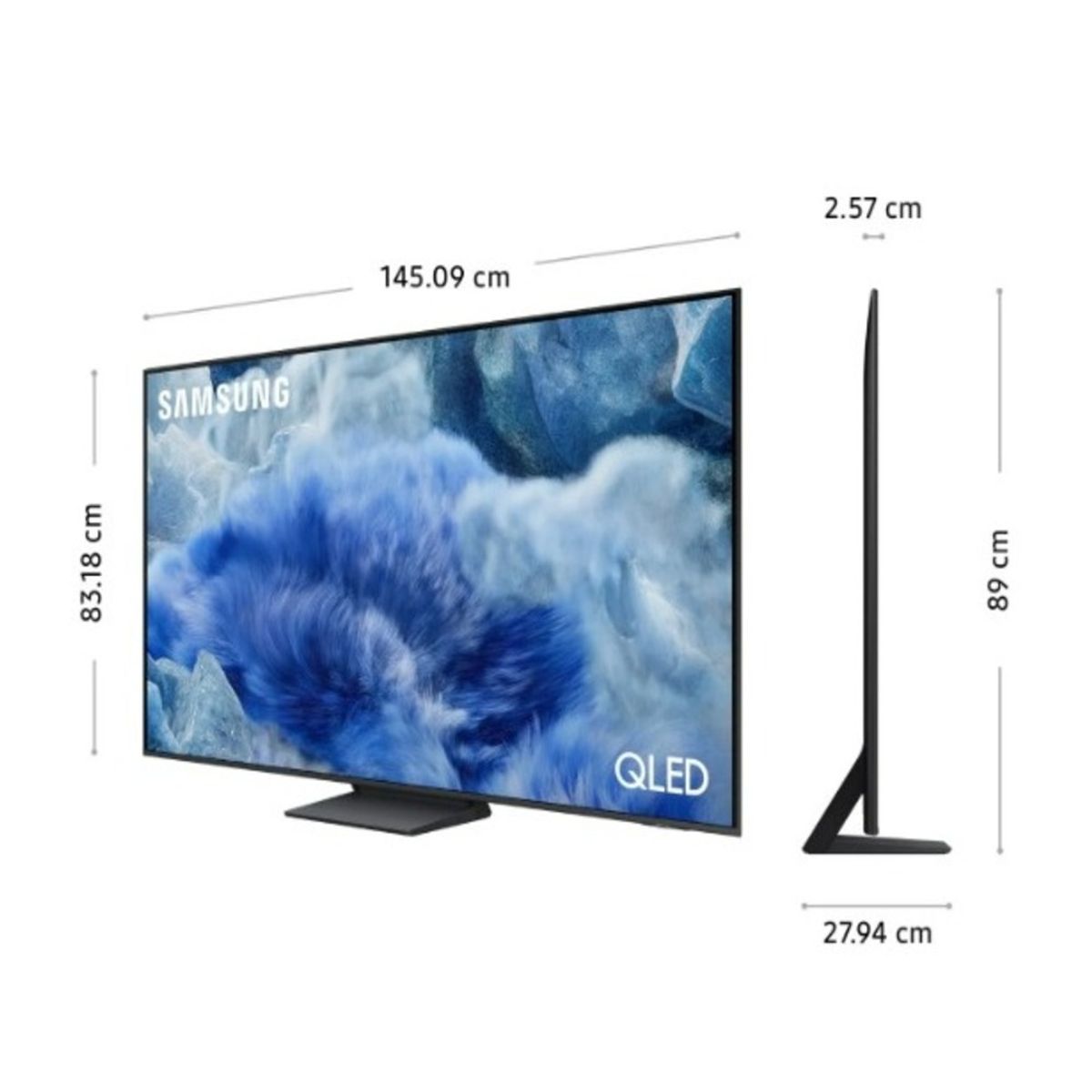 SAMSUNG - Televisor Samsung 65 QLED Smart UHD 4K Vision Ai 65Q8F