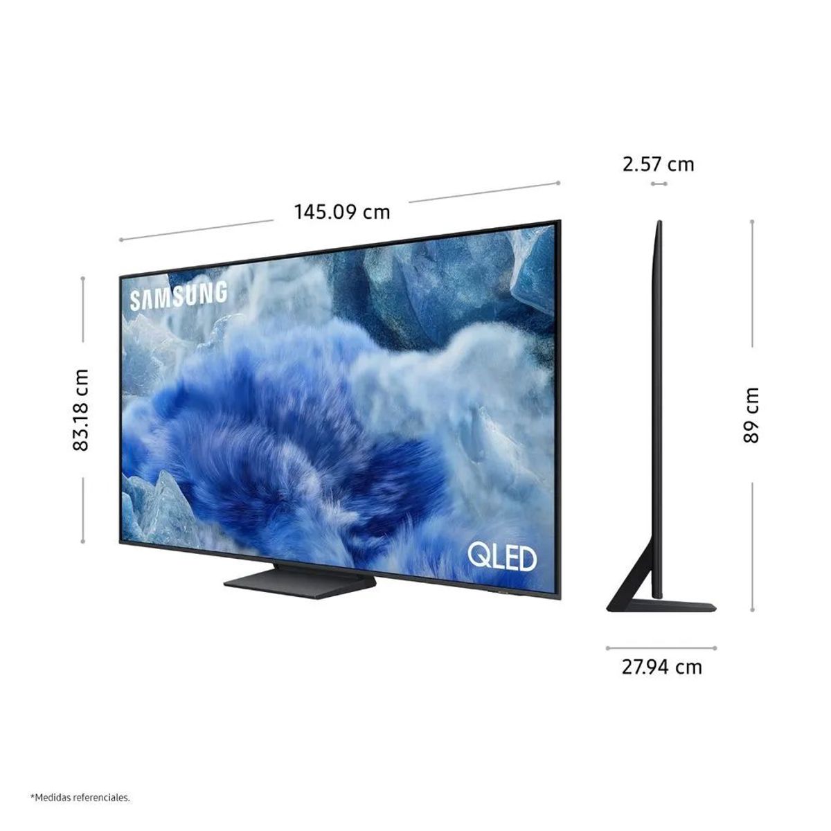 SAMSUNG - Televisor Samsung 65 QLED Smart UHD 4K Vision Ai 65Q8F