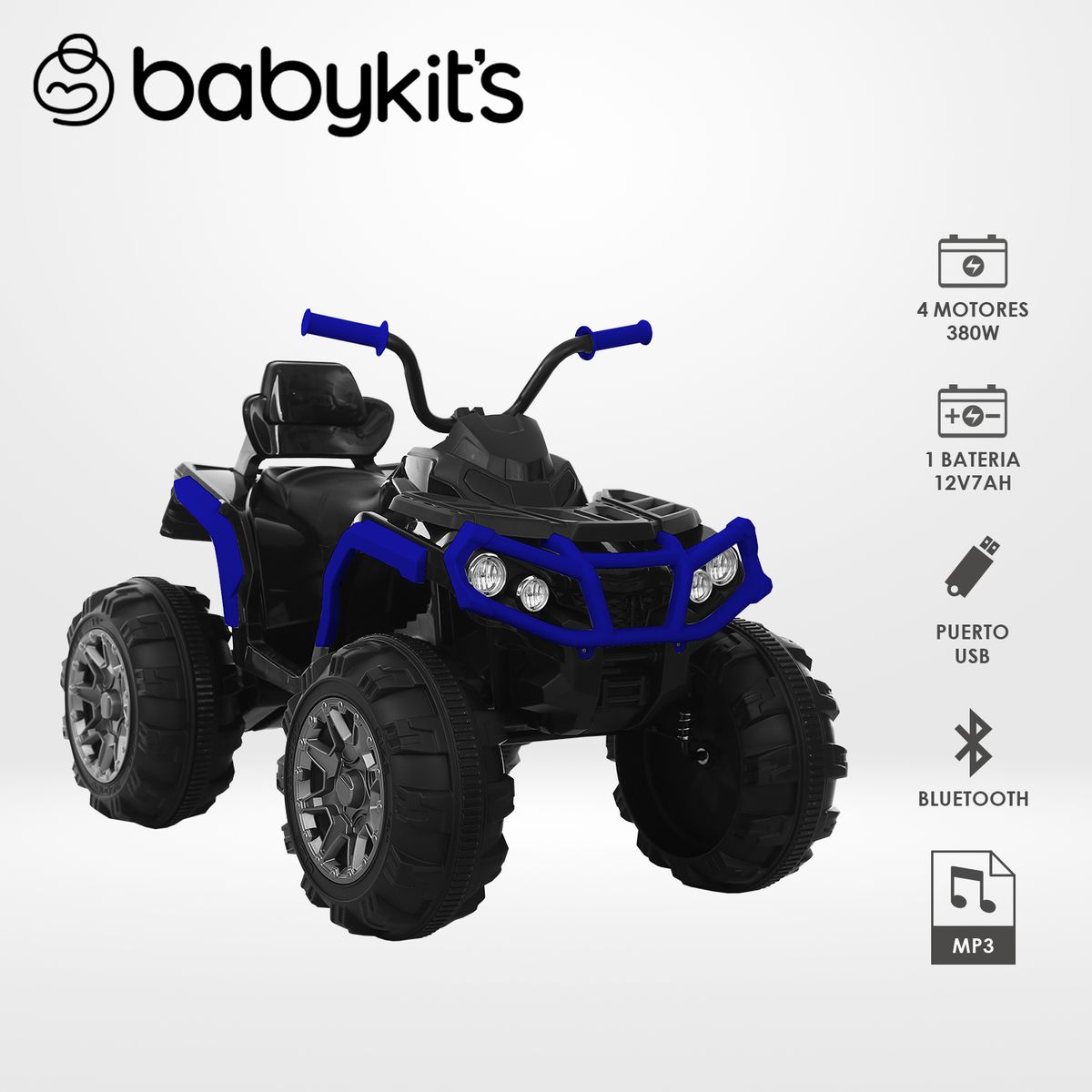 BABY KITS - Auto a batería Outlander Azul