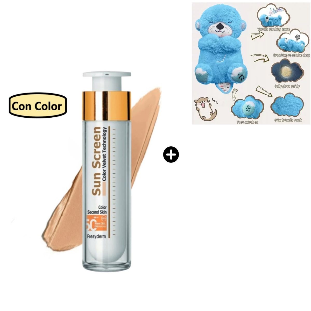 FREZYDERM - Frezyderm Sunscreen Color Face 50Ml+ Peluche Musical