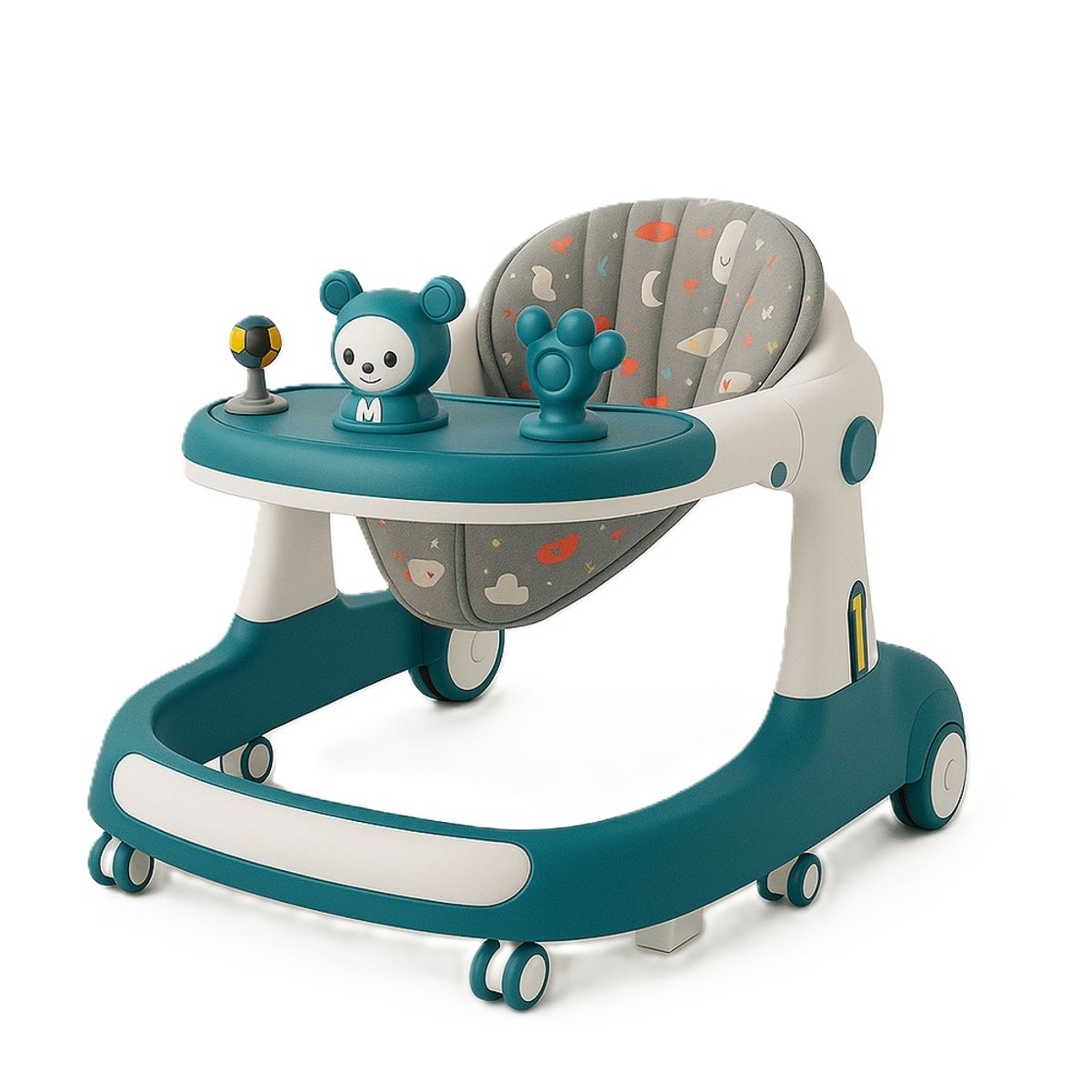 GENERICO - Andador  Caminador Multifuncional con Mesa de Juegos Azul