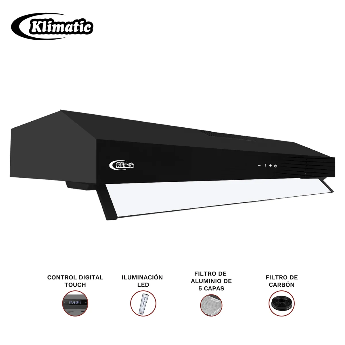 KLIMATIC - Campana Extractora 90cm HAARLEM - KLIMATIC